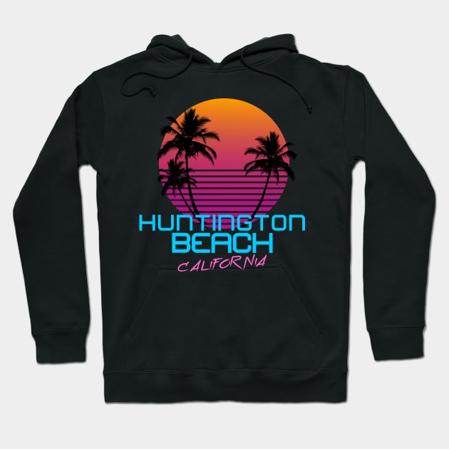 Huntington Beach California Hoodie by OCSurfStyle